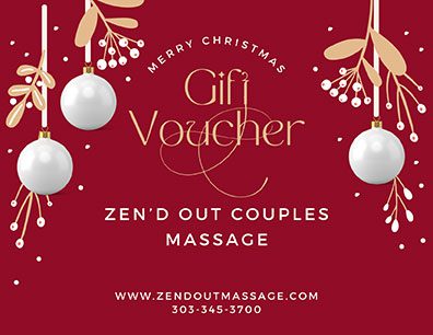 Chiristmis-massage A "Merry Christmas" gift voucher